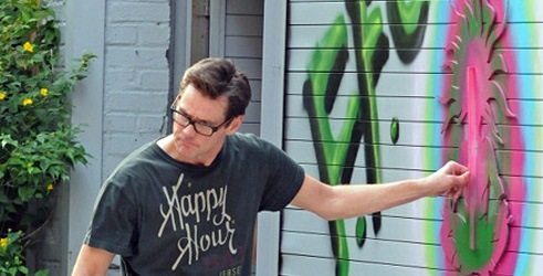 Jim Carrey putem grafita vodi rat u New Yorku