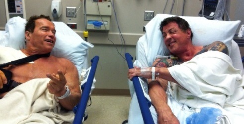 Schwarzenegger i Stallone završili u bolnici u isto vrijeme