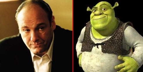 Shrek rađen po uzoru na Jamesa Gandolfinija