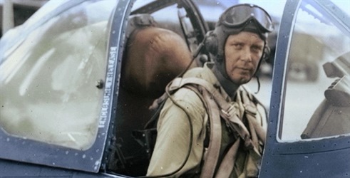 Charles Lindbergh u koloru