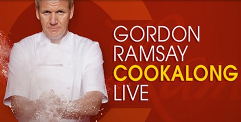 Kuhajte uživo s Gordonom Ramsayjem
