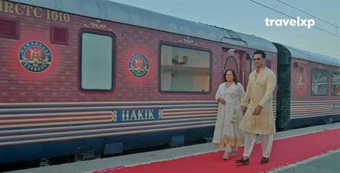 Mr. & Mrs. Roy on the Maharajas' Express
