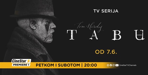 Pridružite se Tomu Hardyju u misterioznoj seriji Tabu!