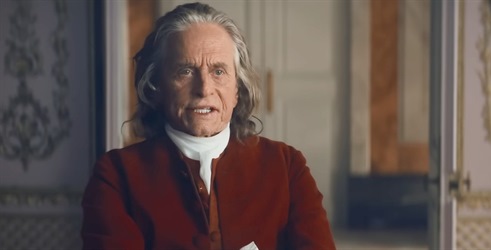 Michael Douglas je Benjamin Franklin