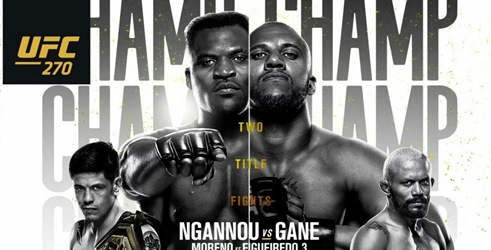 UFC 270 Ngannou vs Gane na platformama Nove TV