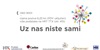 Uz nas niste sami