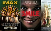 Horor "Smiješak" i dalje osvaja gledatelje, loš start za "Amsterdam" i "Lil, Lil, krokodil"