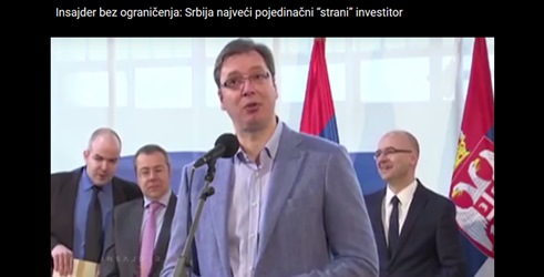 Srbija najveći pojedinačni “strani” investitor