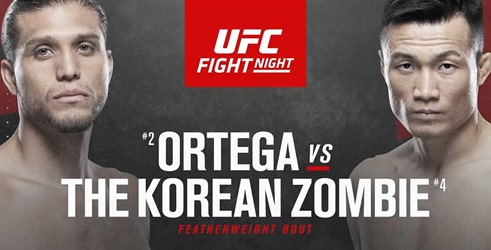 UFC Fight Night - Ortega vs Jung