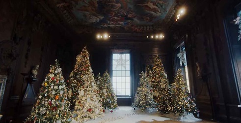 Božić u palači Chatsworth