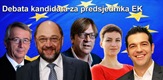 Debata kandidata za predsjednika Europske komisije - uživo