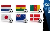 SP 2010: Nizozemska - Japan, Gana - Australija, Kamerun - Danska