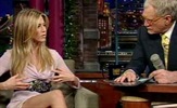 Jennifer Aniston Lettermanu poklonila "slavnu kravatu"