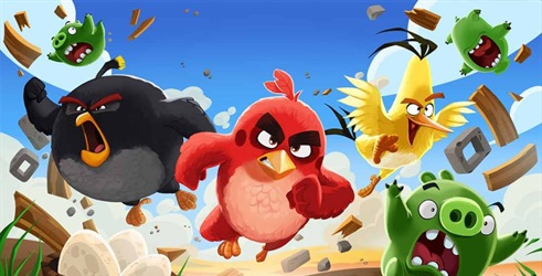 U planu je animirana serija Angry Birds